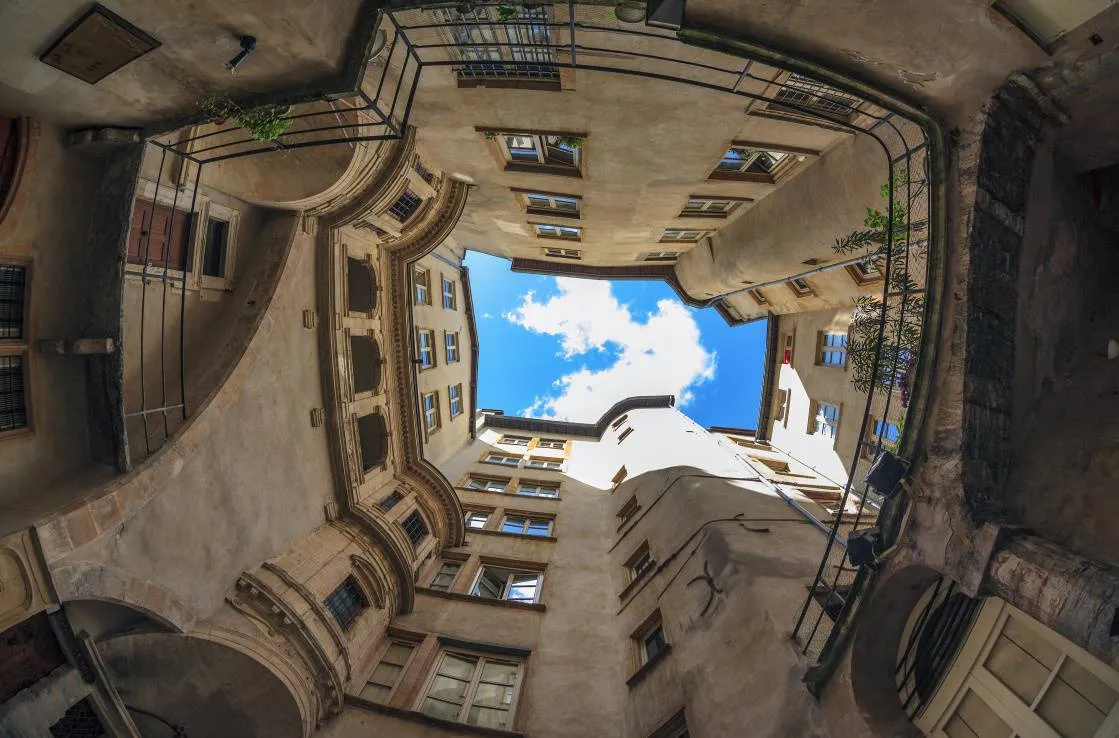 Traboule passageways in Lyon